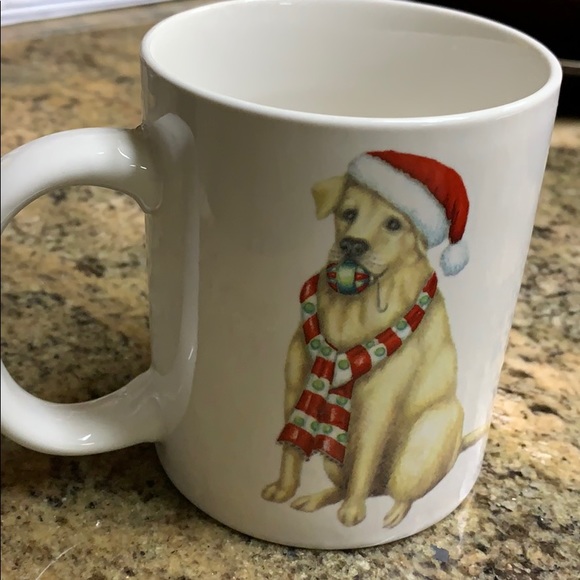 Christmas coffe mug 8 onz. With a Labrador picture - Picture 3 of 6